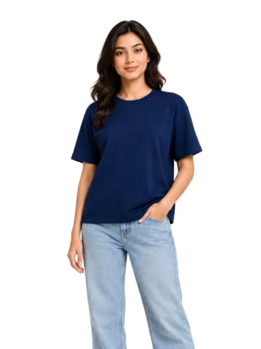 Image of Women's Plain Cotton T-Shirt