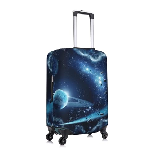 Moon Stars And Planets Print Luggage Suitcase Covers Elastic Washable Luggage Protector Luggage Covers For Suitcase3