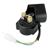 HIAORS GY6 Starter Solenoid Relay Compatible with TaoTao Coolster 125cc 110cc ATV 50cc 150cc 250cc Roketa Jonway Sunl Baja SSR Kazuma Quad 4 Wheelers Scooter Moped Dune Buggy Go Kart Dirt Bikes Parts