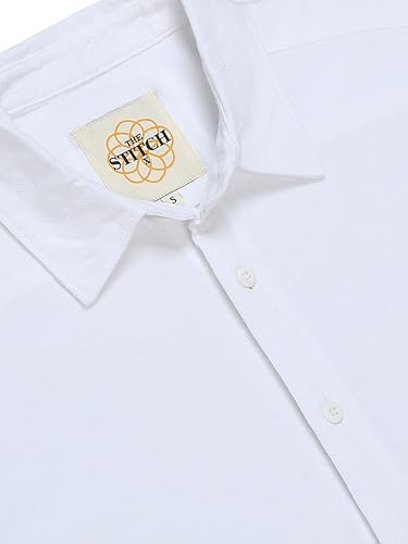 Image of StitchX Men's Cotton Regular Fit Full Sleeve Solid Knitted Shirt