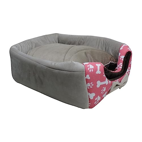 Cama Iglu e Toca Para Cachorro Luxo ROSA G