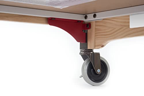 Foundations First Responder Evacuation Crib With Fixed-Side, Clearview, (Includes Evacuation Frame And Casters), Natural #TOP4