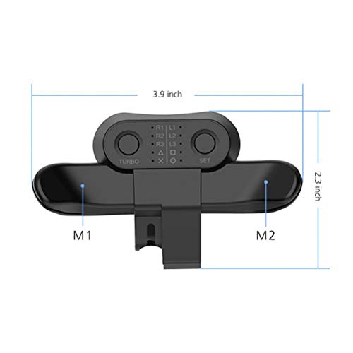 Faruxue Os botões estendidos são compatíveis com o controle PS4, personalize o mapeamento da função