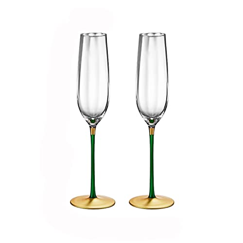 Juego de 2 copas de champán creativas de 250ml para regalar 2