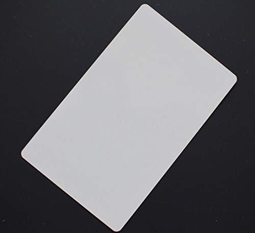 100pcs sublimation Metal business cards laser engraved Metal Business Cards Sublimation Blanks 3.4x2.1in Thicknes (0.30mm) (White) - Thumbnail 4