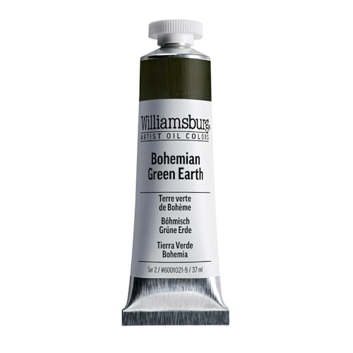 Williamsburg Terre Verte d peinture à l'huile riche en pigments de 37ml