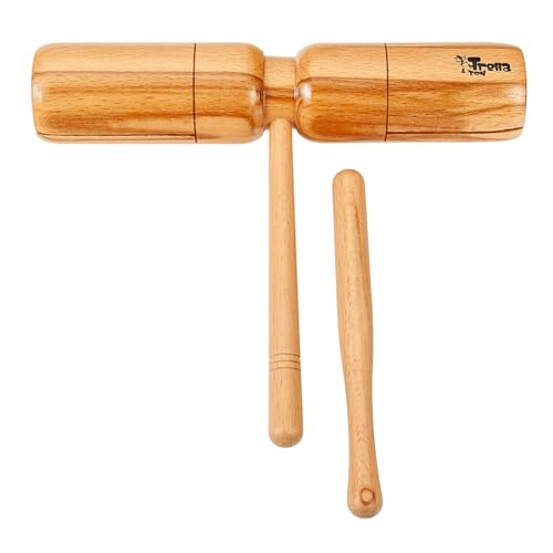 TrellaTon® Röhrenholztrommel mit Griff 2 Töne I Wiemann...