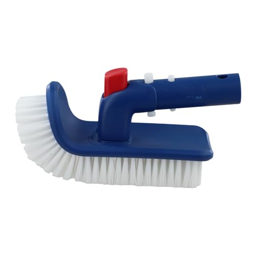 JoyousMall Brosse d'angle de piscine, poignée rotative à 180 degrés pour piscine, spa, jacuzzi, poils robustes