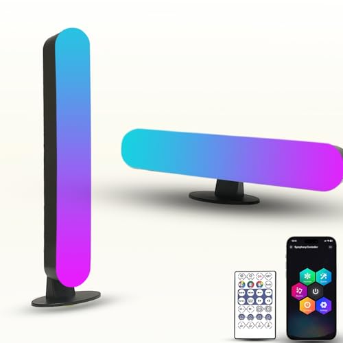 Dual RGB Light Bar, USB Powered LED Ambient Lig...