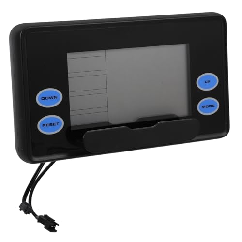 Toyvian Fitness Rowing Machine Monitor with LCD Screen Digital Speedometer and Counter for Home Fitness Rowing Equipment Battery Operated High Visibility Display