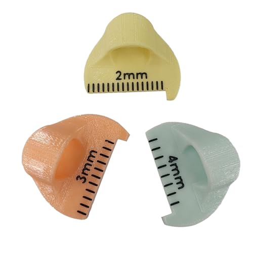 Finger Sewing Ruler | Easy Stitching Tool & Quilting Templates| Hand Stitch Spacing Tool for Even & Consistent Stitches | DIY Sewing Guide for Patchwork, Mending, and Embroidery（3 Sizes ）