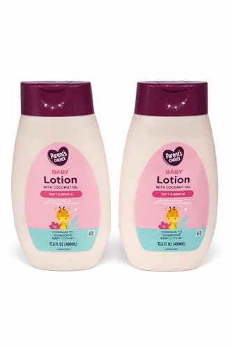 baby lotion with coconut oil sopt & gentle (13 fl oz / 400ml) pack of 2 image 2