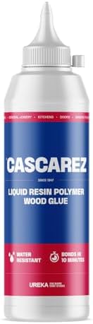 Cascamite Cascarez Wood Adhesive Glue Fast Grab Liquid Resin Polymer, Water Resistant, Strong Bond, Used for General Woodworking Applications - 250ml