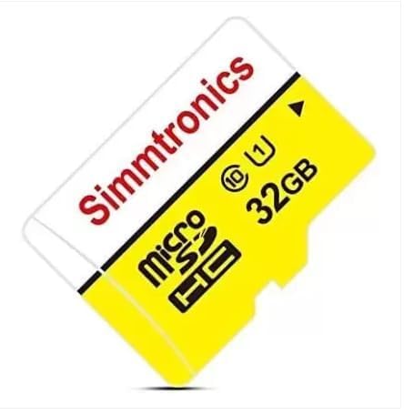 Image of Simmtronics 32GB microSDXC Memory Card Lass 10,100 MB /s, Speed with High Performance of Data Transfer, for Better Photos & Full HD Video for Smartphone's, Tablet, Digital Camera, 5 Yrs Warranty.