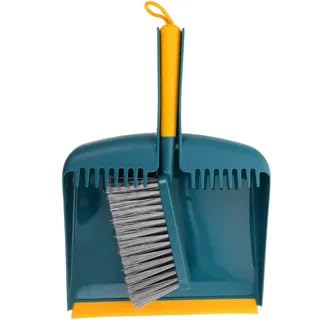 Hand Small Broom and Dustpan Set: Mini Broom and Dust pan Set, Whisk Broom and Dustpan Clean Kitchens, Tables, and Animal Cages.