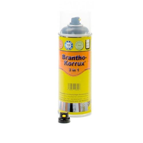 Brantho Korrux 3 in 1 RAL 9005 schwarz 400 ml -Srühdose Rostschutzfarbe