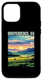 Photo Gallery independence virginia usa, design retrò in stile montano invecchiato custodia per iphone 12/12 pro Photo Gallery independence virginia usa, design retrò in stile montano invecchiato custodia per iphone 12/12 pro