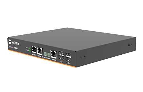 Image of Vertiv Avocent ACS 800 Serial Console with Analog Modem, 4-Port, External AC /DC Power Brick - Global Data Center PDU Cord (ACS804MEAC-400)