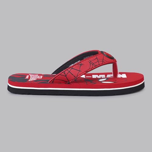 Image of Kidsville Official Marvel Comics Spiderman Printed Kids Boys Flip-Flop | Soft, Non-Slip, Indoor, Outdoor, House Slipper, Comfortable & Durable Footwear for Children