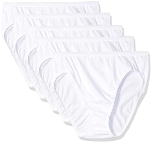Hanes Women's Ultimate Comfort Cotton Bikini Panties, 5-Pack