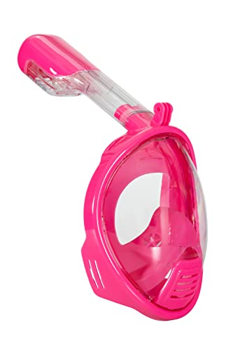 Lamar Taucher- Schnorchelmaske, Vollmaske mit 180-Grad-Sicht, Tauchmasken mit Panorama-Vollgesichtsdesign, Sportkamera Kompatible Taucherbrille für Kinder - Pink (pink) Lamar Taucher- Schnorchelmaske, Vollmaske mit 180-Grad-Sicht, Tauchmasken mit Panorama-Vollgesichtsdesign, Sportkamera Kompatible Taucherbrille für Kinder - Pink (pink)