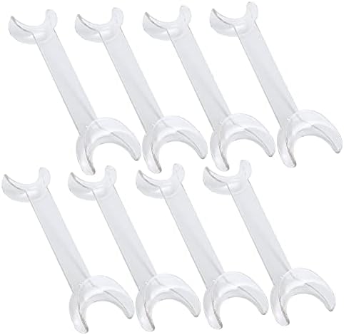 8 Pcs Dental Intraoral Cheek Lip Retractor,Small Size,Transparent