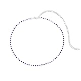 Compra con confianza: la cadena corporal está hecha de cadenas y cristal de alta calidad, la cadena corporal es ligera y cómoda de llevar.