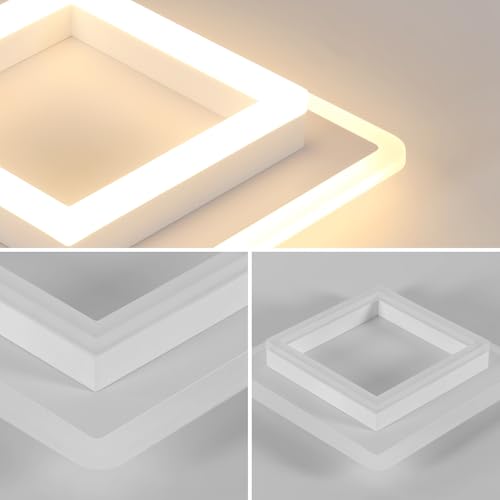 DELIPOP Led Ceiling Light, 30W 3375LM Modern LED Ceiling Lamp Warm White 3000K - Image 4