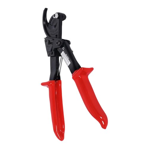 EINCORN Ratcheting Electrician Cable Cutter Plier Scissors Coppers Aluminum Wire Cutting Plier Hand Tool for Electricians Techni