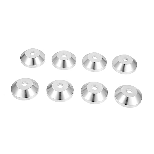 Mipcase Heavy Duty Speaker Fixed Base Pad Cone Base for Subwoofer Amplifier Stand Aluminum Feet