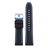 Lmalfmiad Silicone Watch Strap for Panerai Luminor Marina PAM00111