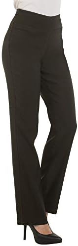 Bootcut Dress Pants for Women -Stretch Comfy Work Pull on Womens Pant