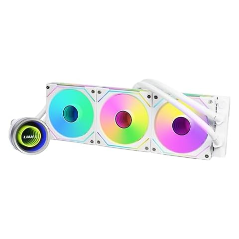 Lian Li GA II Trinity SL-INF 360MM - AIO Liquid Cooler -Pre-Installed ARGB Daisy-chainable Radiator Fans or UNI Fan SL-INF Fans - for Intel® LGA 1700, 1200, 115X, AMD® AM5/AM4 Sockets (GA2T36INW.US) Cover
