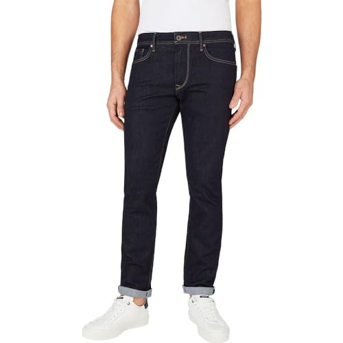 Pepe Jeans Herren Tapered Jeans, Blau (Denim-Bc0), 28 W/30 L – Ansicht 1