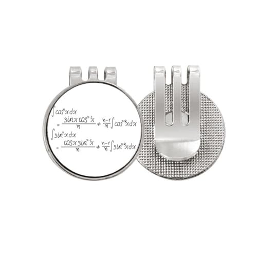 Idée cadeau golf originale avec ce marqueur de balle magnétique formule mathématique intégrale