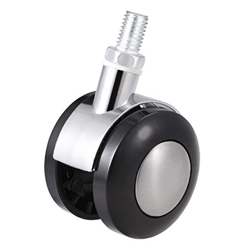 Sourcingmap - Sedia da ufficio rotelle in lega