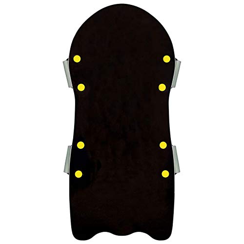 Flexible Flyer Snow Screamer 47 Inch 2 Person Lightweight Foam Slider, Adult & Kids Snow Play Sled with Handles, Winter Toboggan Sled for Ages 5 & Up