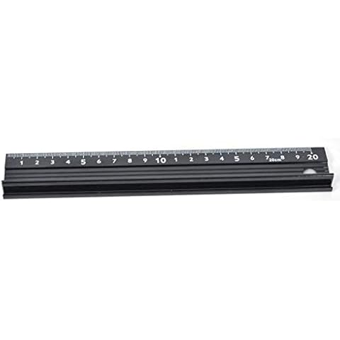 Schneidelineal rutschfeste Aluminiumlegierung L-Typ für gerades Schneiden(L type 20cm) Cover