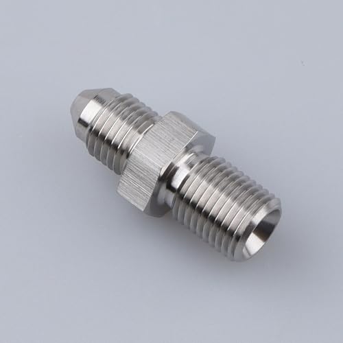 Image of AC PERFORMANCE 3AN Male Flare to M10x1.0 Metric Fitting Stainless Steel
