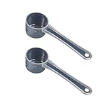 2-Pack Transparent 5 Gram 10 ML Teaspoons Measuring Spoons Scoop for Creatine,Powders,Cooking,Recipes,Lab,BPA-free,Food Grade PP Material,Meets safety standards,with milliliter scale