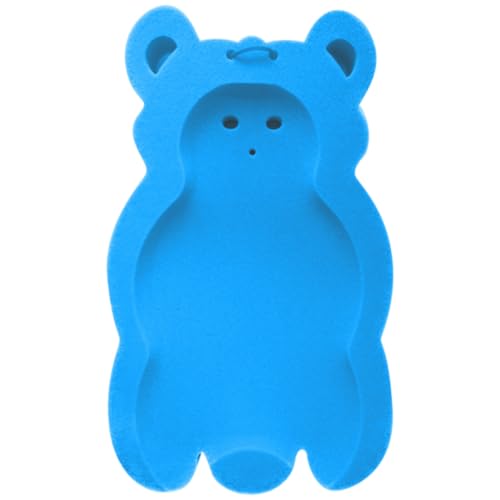 IMIKEYA Alfombrilla Color Azul de Esponja Antideslizante Cojín Bordes Acolchados y Forma Contorneada para Mayor Seguridad para Baño de Bebés