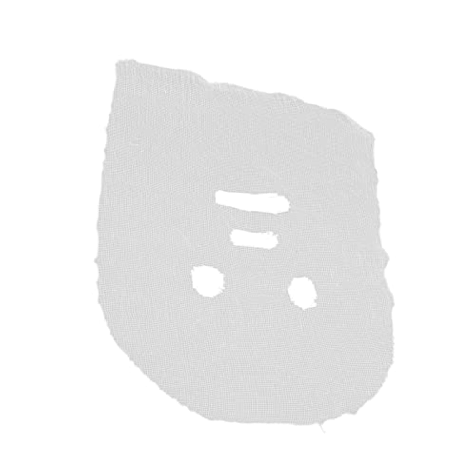 DIY Disposable Soft Facial Gauze Mask, White
