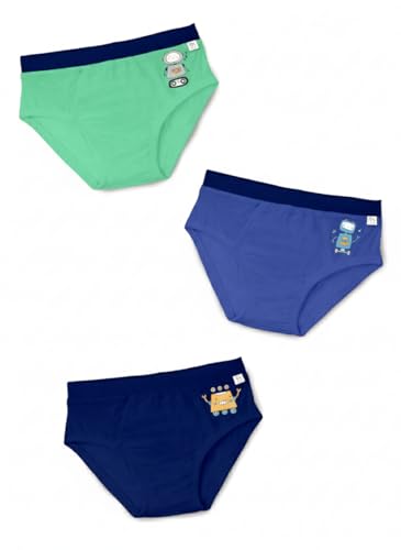 Image of superbottoms Briefs for Boys |Supersoft Underwear for Boys | 3X Softer Underwear | Premium Briefs | Super Stretchy, Breathable, Gentle Elastics, No Scratchy Tags, AZO-Free Dyes| 3 Free Funky Tattoos