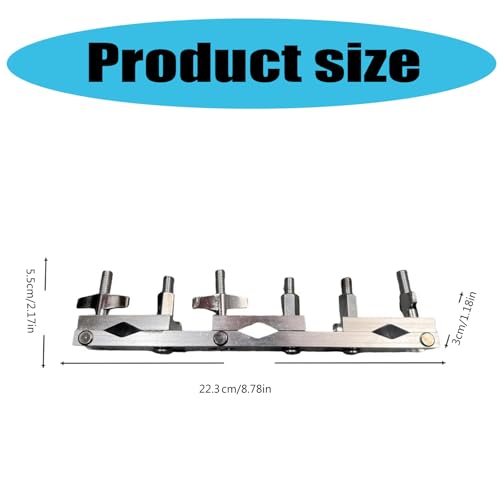 Soporte de montaje para platillos y cowbell para batería miniatura 4