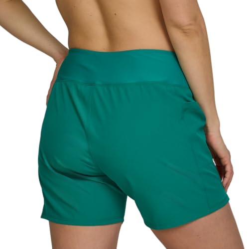 Image of Hurley 5 inch /7 inch High Waisted Swim Shorts Women, Board Shorts with Pockets & Inner Liner, Quick Dry Swim Trunk, UPF 50+