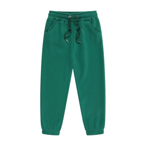 Boys Jogger Pants Casual Solid Tapered Elastic Waist Athletic Sweatpants - image 5