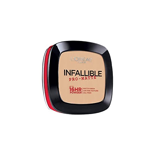 Polvo cosmético de maquillaje L'Oreal Paris infalible pro-mate.