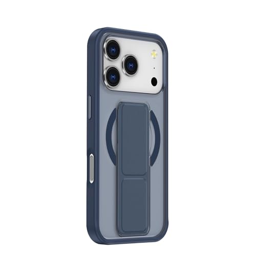 Coque magnétique pour iPhone Air avec bracelet de maintien pour vos déplacements urbains bleu