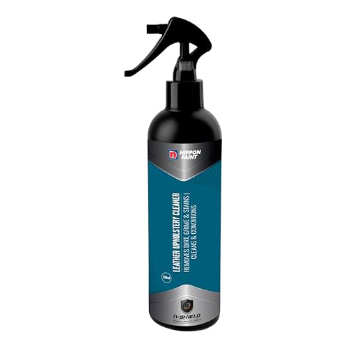 Image of Nippon Paint n-Shield Leather Upholstery Cleaner 250ml | Removes Dirt Grime & Stains | Cleans Conditions & Restores Finish | Suitable for Car Seats Sofas Bags | No.1 Paint Brand in Asia Pacific