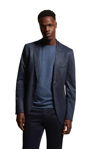 Blazer bleu marine bugatti 597088 veste de tailleur haut de gamme 48